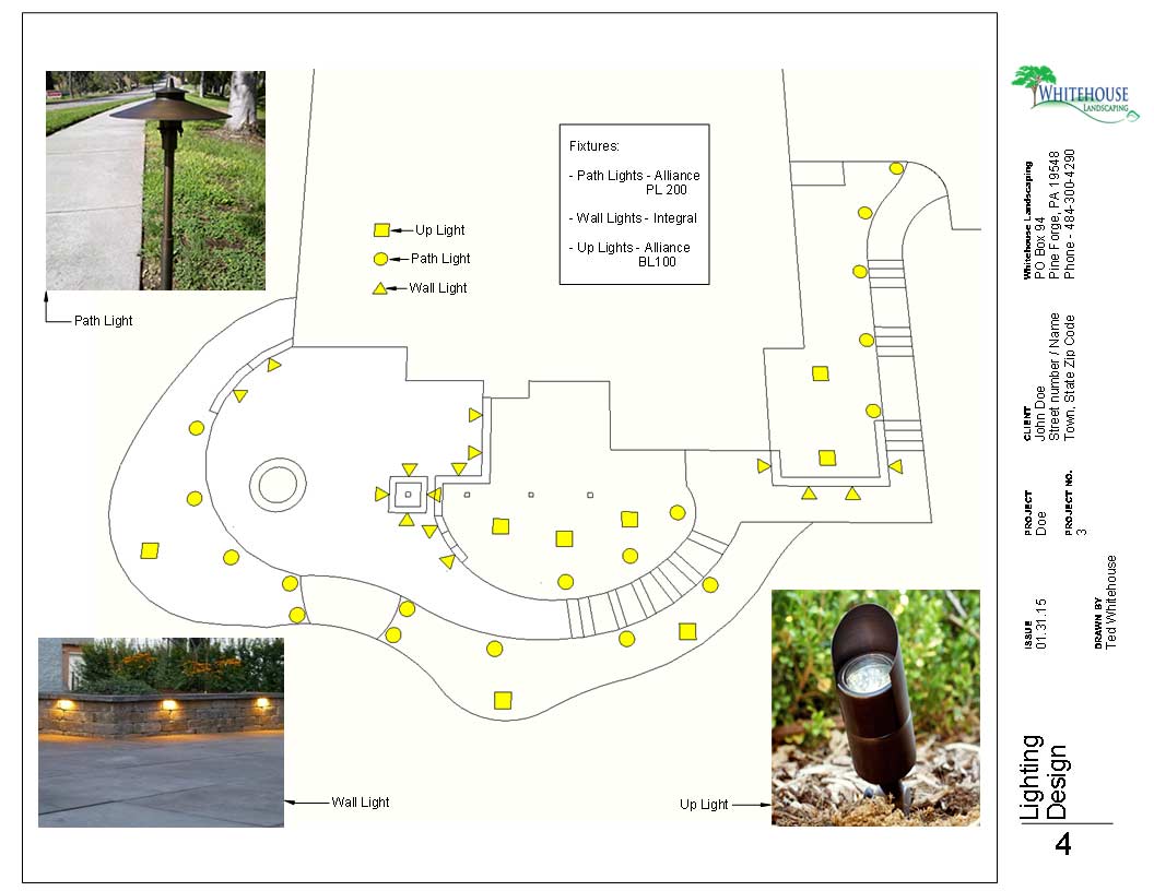 How To Design Landscape Lighting Plan